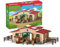 schleich 42195 Scuderia con cavalli e accessori, da 3 anni, FARM WORLD - Playset, 96 pezzi