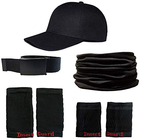 InsectGuard Permethrin behandeltes Insektenschutzmittel gegen Zecken, Mücken, Fliegen, Chiggers & mehr, komplettes 1 Paket