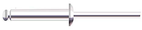500 x Blindnieten 4,0 x 10 mm Alu Nieten Popnieten Flachkopf Blindniet Blindniete