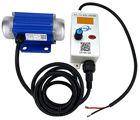 Putec Vibration Motor DC Brushless Miniature 12V 30W Speed Regulation 7000 Rotating Digital Display Aluminium Alloy Massage Bed Vibrator Motors