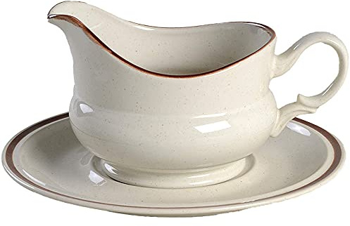 Hearthside Champagne Gravy Boat & Underplate