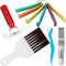 5 Pcs Air Conditioner Fin Cleaner Set 3 différents AC Fin condenseur Peigne Fin redresseur,2 différents condenseur de Brosse AC Coil Cleaner Air réfrigérateur Fin Nettoyeur évaporateur