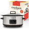 Crockpot Olla digital de cocción lenta Sizzle & Stew | 6.5 L (8+ Personas) | Bol extraíble apto para placas de inducción | Carne y verduras | Enchufe EU 2 Pin | Acero inoxidable [CSC112X]