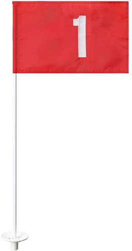 Golf Flag Poles for Putting Green, Golf Flagstick 6 FT for Yard, Golf Pin Flag for Driving Range, 1 Pack