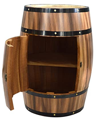 Ordentliche Kleiderstangen für Bekleidungsgeschäfte, Weinhalter in Form eines Weinfasses aus Holz, dekorative Barfässer, Weinlagerregal, Organizer, Fass-Weinschrank, Bierfass-Ausst