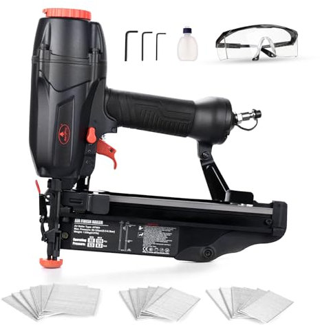 AEROPRO TOOLS Finish Nailer 16 Gauge Nail Gun 90 Nails/Min, 1-Inch to 2-1/2-Inch, Pneumatic Finish Nail Gun, Tool-Free Depth Adjustment Jam Release