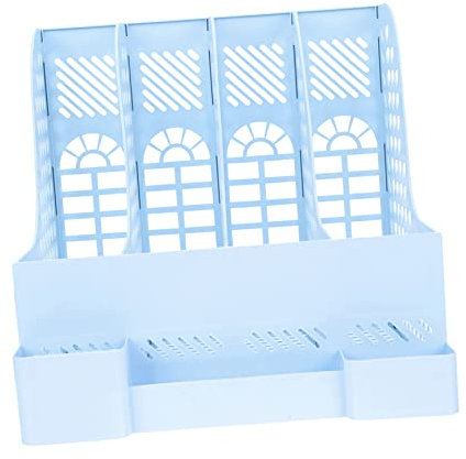 VILLFUL Multi-funktionaler Dateihalter Mit Abnehmbaren Fächern Praktischer Schreibtisch-organizer Für Bücher Zeitschriften Und Dokumente Für Büro Studium Und Zuhause