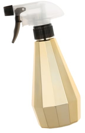 HONITANO Botella Pulverizadora de Dorada Dosificadora por Presión Multifuncional para Peluquería Hogar y Subenvases Resistente y Fácil de Usar