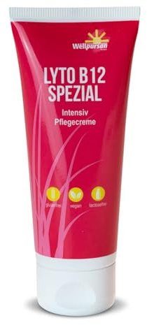 Wellpursan Lyto B12 Pflegecreme (75 ml) – Vegane Hautcreme für trockene & gereizte Haut – Creme mit Vitamin B12, Allantoin & Aloe vera – für deine Hautpflegeroutine