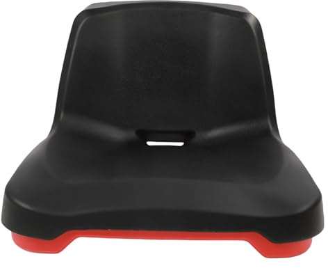Luocute Asiento de Cortacésped del Césped del Tractor Universal, 18.31x18.5x12.6in de Cuero de PVC Reemplazo de Asiento Trasero Alto para la Excavadora de la Carretilla Elevadora