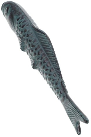 Cabilock Robuster mit Glatter Oberfläche aus Gusseisen in Karpfenform Briefbeschwerer und Schreibhilfe als Dekorative Desktop Dekoration für Chinesische Kalligrafie