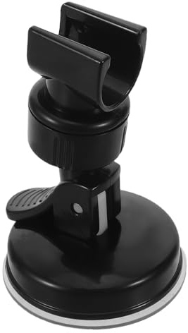 Artibetter Soporte de Ducha Ventosa Fuerte y Base Extraíble, Ángulo Ajustable, Color Negro, 1 Pieza, Compatible Cabezal de Ducha de Mano, Adecuado para Baño, Hotel y Apartamento