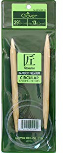 Clover Bamboo Circular Knitting Needles 29 Inch No.13 3016/29-13