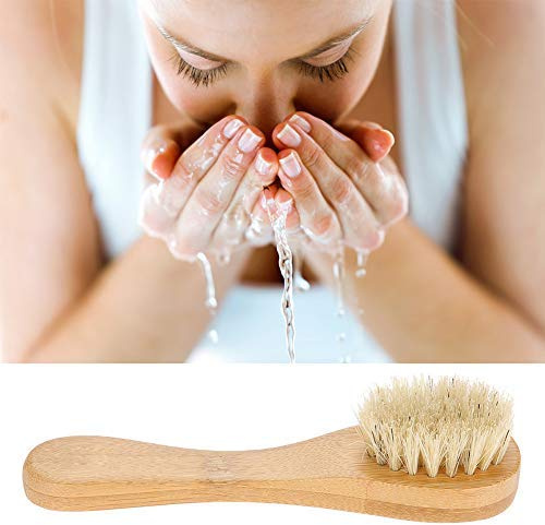 Natürliche Peeling-Körperbürste mit Naturborsten, mit Naturborsten, nass und trocken bürsten