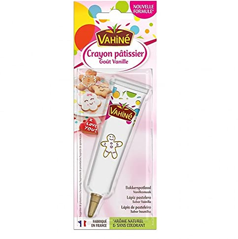 Vahiné Crayon Pâtissier Goût Vanille Arômes Naturels & Sans Colorant 25g (lot d