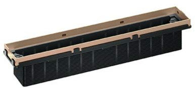 DALLMER Duschrinne CeraFrame Individual rotgold matt, 300 x 50 mm