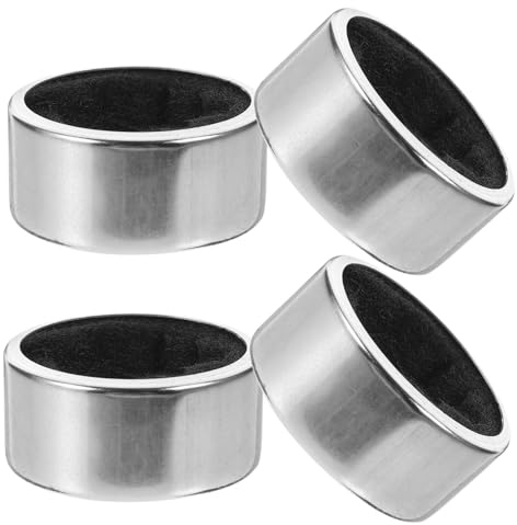 Lurrose Stainless Steel Wine Drip Collar Ring with Sponge Lining Anti Drip Bottle Collar Leakage Preventer for Wine Bottles Home Bar Restaurant 1.6X1.6X0.8 Inches