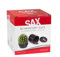 SAX Maceta de diseño Safe Negra – Caja fuerte oculta con aspecto de maceta, escondite secreto con cerradura para objetos de valor, protección contra el agua y la suciedad, se puede fijar de forma