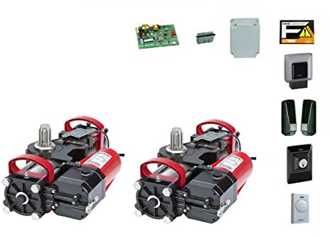 FAAC S800H ENC 230 2 ANTE KIT AUTOMAZIONE CANCELLO BATTENTE AUTOMATICO INTERRATO