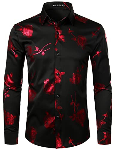 PARKLEES Camicia Elegante Uomo