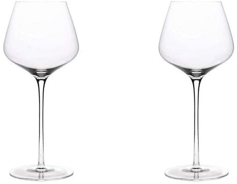 Exquis Verre à vin Rouge Grand Ballon Bol Verres à vin en Cristal Cadeau pour Ensemble de 530ML/17.9OZ Parfait pour la fête de Mariage Élégant