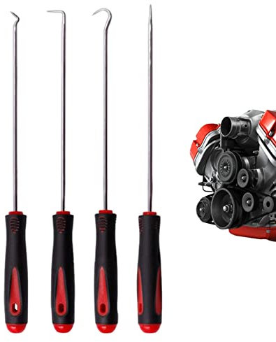 Rianpesn Set di plettro e Gancio - Kit di Strumenti per la rimozione del paraolio Set di cacciaviti per estrattore per paraolio per Auto e Gancio Set di cacciaviti - Set di grimaldelli e Ganci