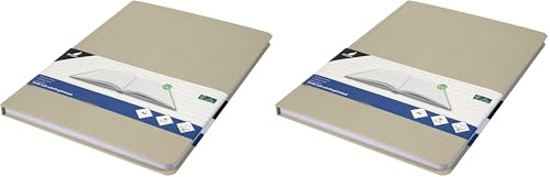Kangaro Notizbuch kraft A4 96 Blatt, 70 gram, liniert K-5523 (Packung mit 2)