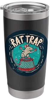 Funny Rat with Trap Costume for Boys and Girls Stainless Steel Insulated Tumbler
