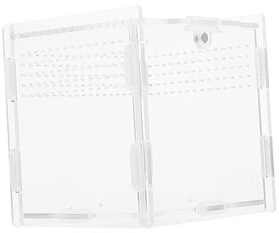 Happyyami Reptilien-futterbox -zuchttank Transparente Klare Reptilien-futterbox Einfache Klettern Pet Zucht Box Transparente Für Spinnen Eidechsen Schildkröten Frösche Kornnattern