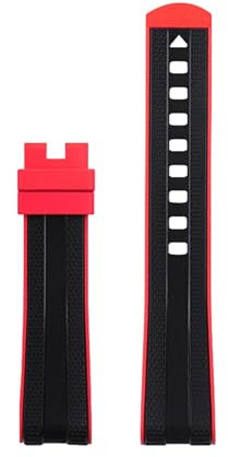 KAVJU Gummi-Silikon-Armband mit gebogenem Ende, für Omega Seamaster Planet Ocean Speedmaster Diver 300M Aqua Terra 150, weiches Uhrenarmband, 20 mm, wasserdichtes Taucharmband, 20 mm, Achat
