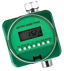 YARNOW Timed Flower Watering Device Garden Water Timer Irrigation System Timer Boy Girl Lock Function Battery Operated