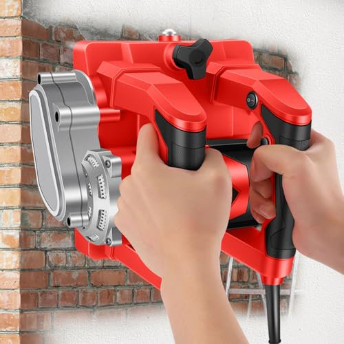 OZTYSGXM Raspador de Pintura Masilla Herramientas para Decapar Cemento, Cepilladora EléCtrica Pared con IluminacióN Led, Cepilladora PortáTil Pala HormigóN para Decapar Cemento