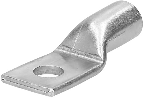 Kalitec 10x Edelstahl-Rohrkabelschuh V4A 35mm² - M8 Kabelverbinder | Rostfreie Kabelschuhe für Anschlusskabel - Industriequalität - Korrosionsbeständig - Temperaturbeständig - 10er Set