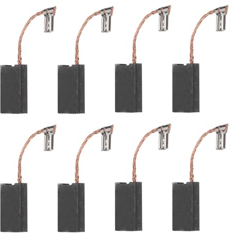 QUARKZMAN Escobillas de Carbón Kit, 25x6x12.5mm A69 8pcs Cepillo | de Carbono para Motor Carbon Brushes Repuesto para Reparación Herramienta Eléctrica Taladros Percutores Sierras Crculares