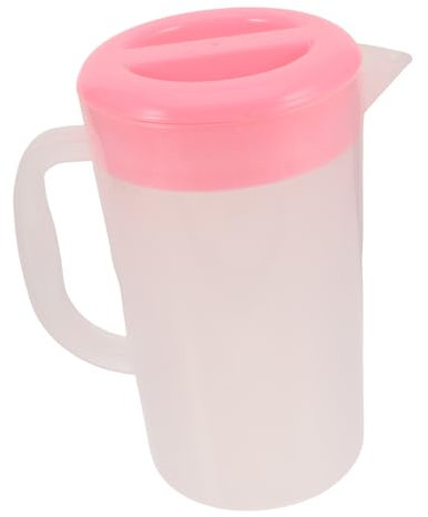 NAMOARLY Jarra de Plástico de Gran Capacidad Resistente al Calor Frío con Tapa, Adecuado para Almacenar Bebidas Frescas en Cenas de Acción de Gracias