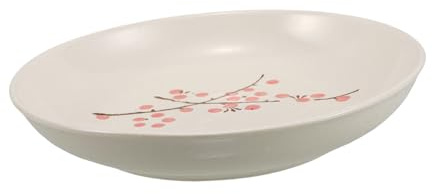 LOPUNER Assiette Céramique Délicate pour Apéritifs Desserts Assiette Vintage Couleurs Sous Émail pour Service de Table