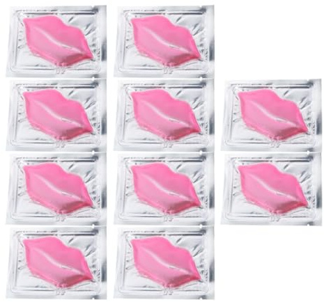 HEANUJJ Mascarilla Labial de Colágeno 15piezas para Labios Función Exfoliante E Hidratante Adecuado para Uso Diario y Mejora el Color y Textura Labios