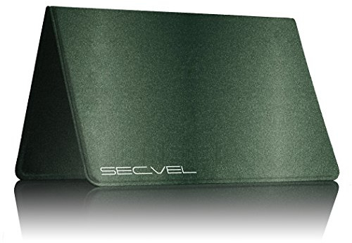 Funda protectora patentada para 4 tarjetas | RFID NFC y bloqueador de campo magnético | Organizador para tarjeta de crédito, tarjeta de identificación | Protección de datos al 100 % comprobada por CTC/advanced (miembro de RW TÜV Group) | Helios