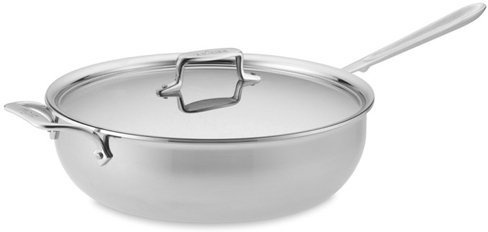 All-Clad d5 Stainless Steel 6 Quart Essential Pan with Lid [Kitchen] by All-Clad
