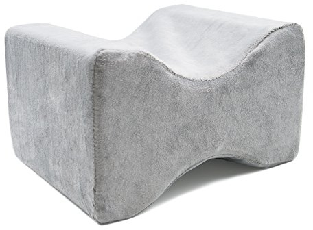ZOLLNER Kniekissen - hochwertiges Beinkissen für Seitenschläfer in 15x20x25 cm - waschbarer Bezug - Füllung aus Polyurethan-Formschaum