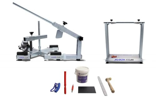 MAX2H.COM Reifenmontiergerät MG-X mit Wuchtbock und Starterpaket (Klebegewicht schwarz)
