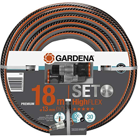 Gardena Comfort HighFLEX Schlauch 18 m, 13 mm (1/2 Zoll): Gartenschlauch mit Power-Grip-Profil, 25 bar Berstdruck, PVC, formstabil, UV-beständig (18062-20)
