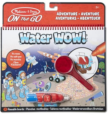 Melissa & Doug 40172 Water Wow-Adventure Deluxe | Activity Pad | Reise | ab 3 Jahren | Geschenk für Jungen oder Mädchen
