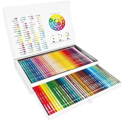 Tinta Unita Confezione Cassettiera 72 Pastelli Xl Colorati Mina 4 Mm.