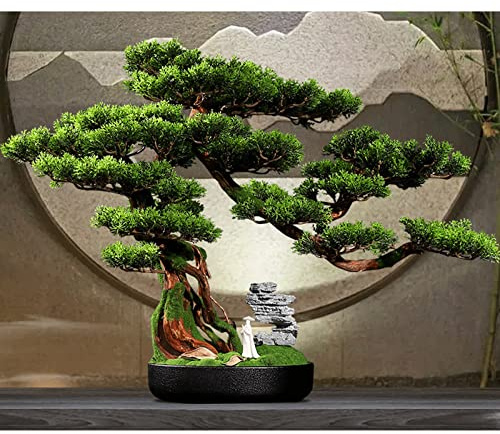 zxb-shop Künstlicher Baum Künstliche Pflanzen Bonsai Topfpflanzen, Mini Simulation Kieferwerk Topfpflanze for Home Decoration Desktop Display Garten Dekor Simulation Bonsai