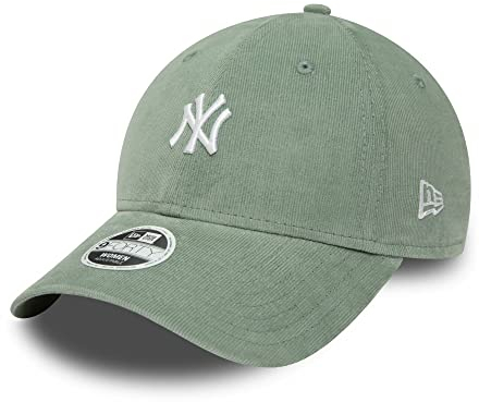 New Era New York Yankees MLB Damenkappe 9Forty verstellbar Cord Baseball Cap Basecap grün - One-Size