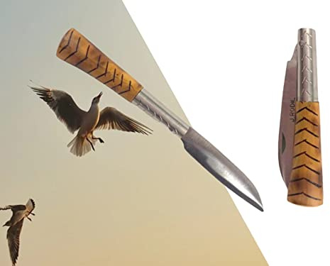 Genérico Navaja artesanal de Taramundi J. Rodil forjada artesanalmente - Modelo 12 | Gaviota, boj, inox