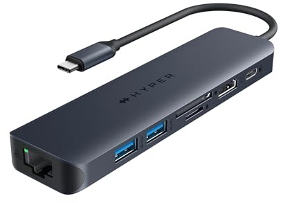 HyperDrive Next 7 in 1 USB-C Hub, Midnight Blue
