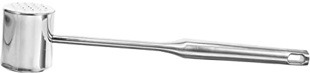 MAGICLULU Marteau à Viande Acier Inoxydable pour Attendrir Le Steak Poulet Outil De Cuisine avec Poignée Antidérapante Suspension