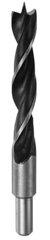 sourcing map Brad Point Drill Bits 18mm(45/64) Dia Straight Steel Round Shank Drill Metric Brad Point 4.7 Drilling Depth Spiral Twist Drill Bits for Carpenter Woodworking Plastic Rubber